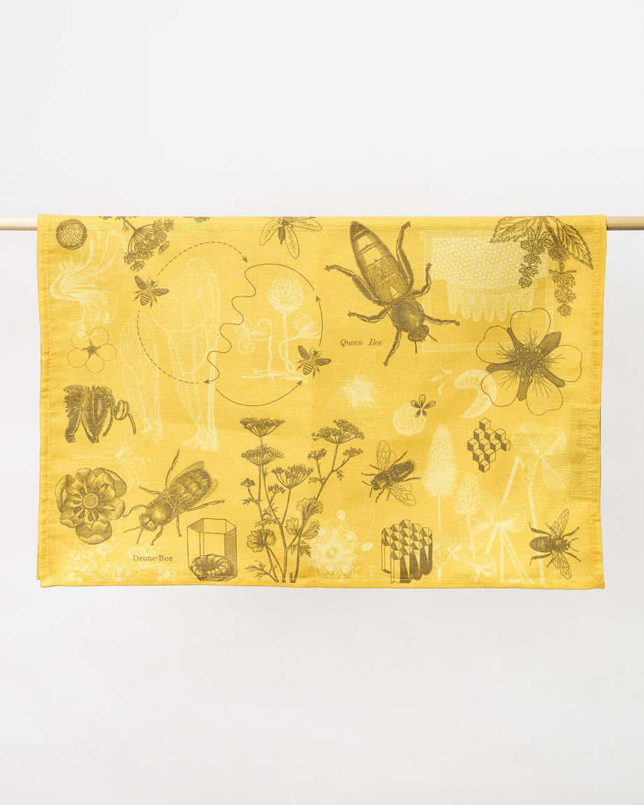 Honey Bee Tea Towel