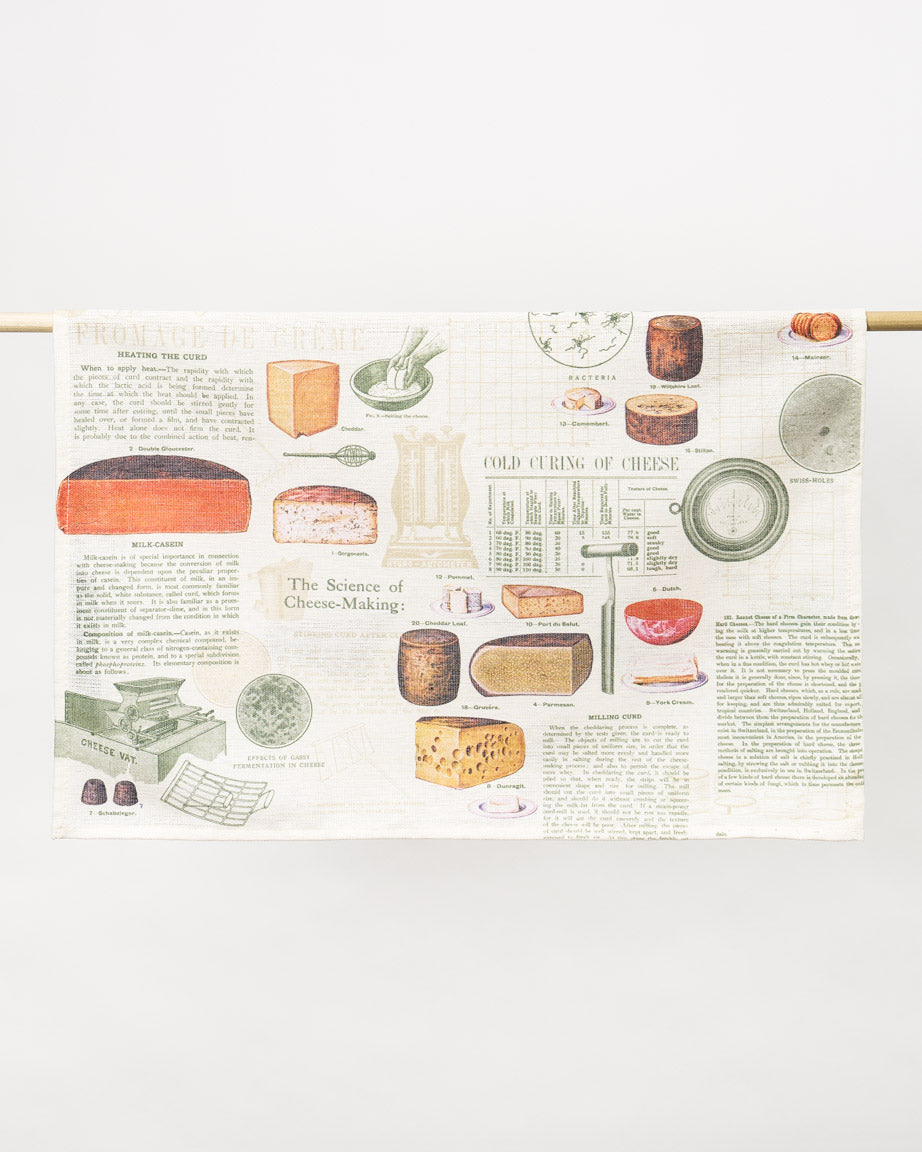 Cheesemaking Tea Towel
