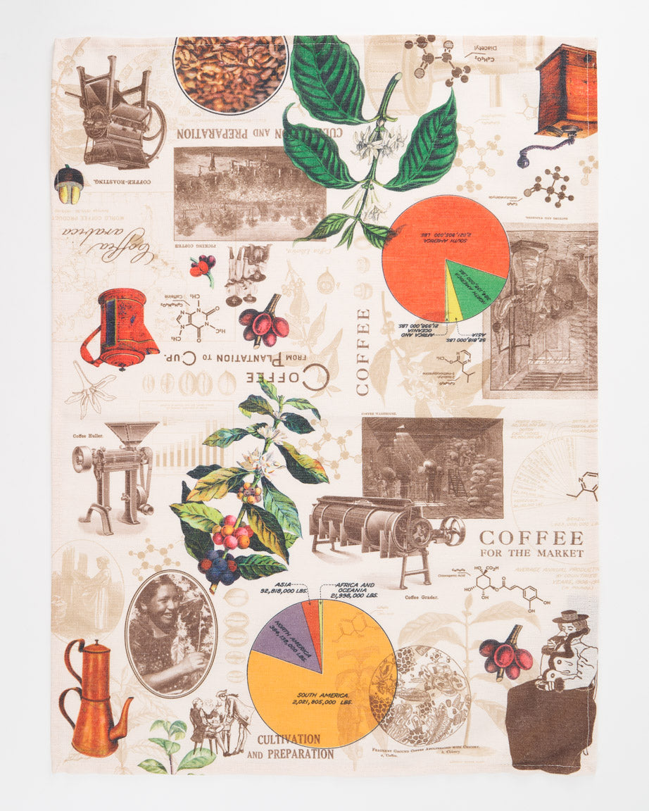 Coffee Science Tea Towel