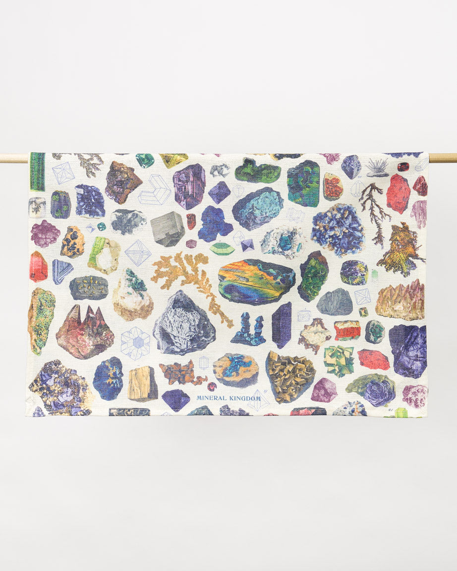 Gems & Minerals Tea Towel