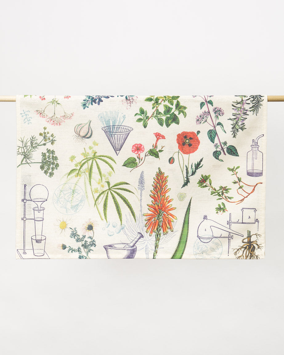 Medical Botany Tea Towel