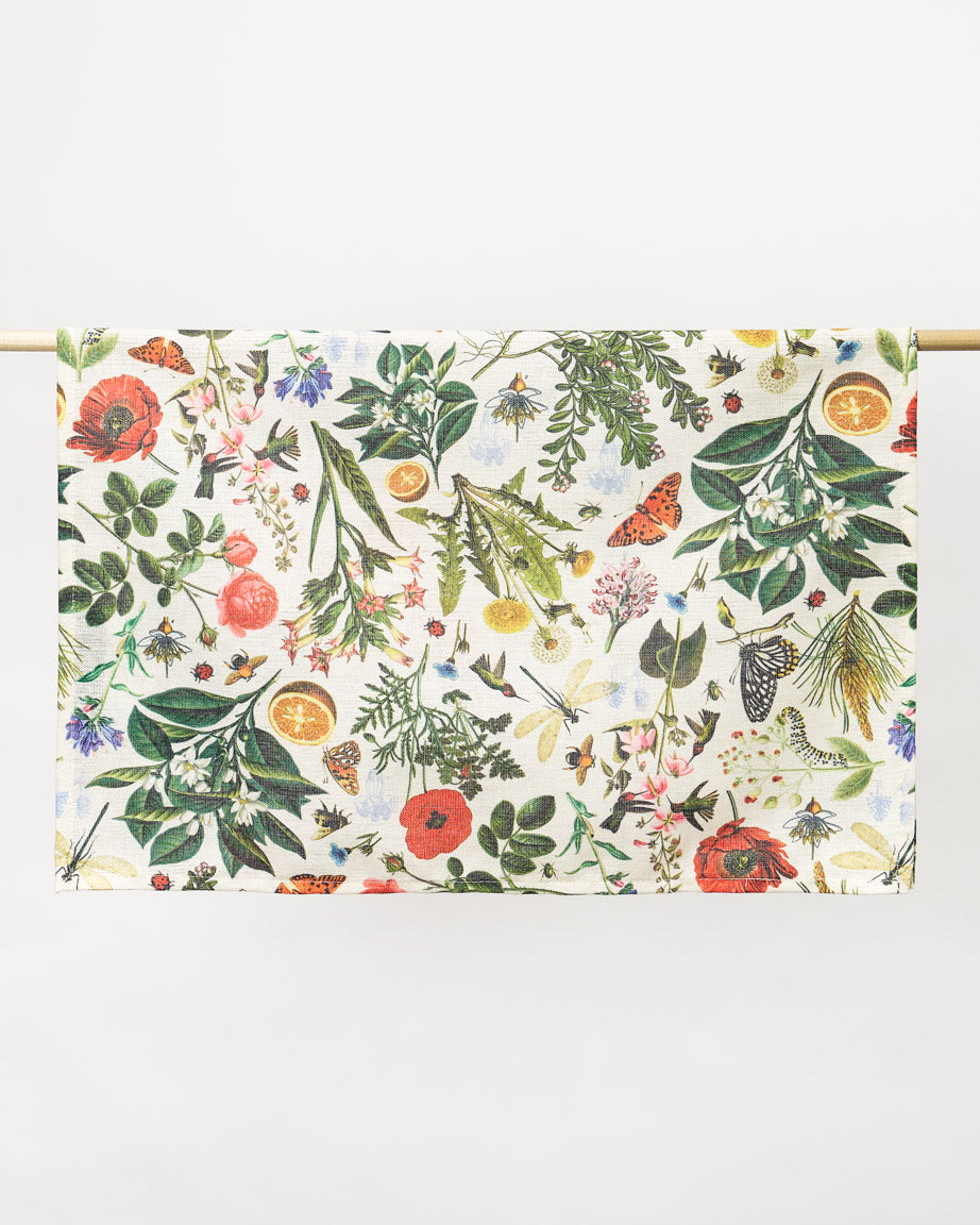 Pollinators Tea Towel