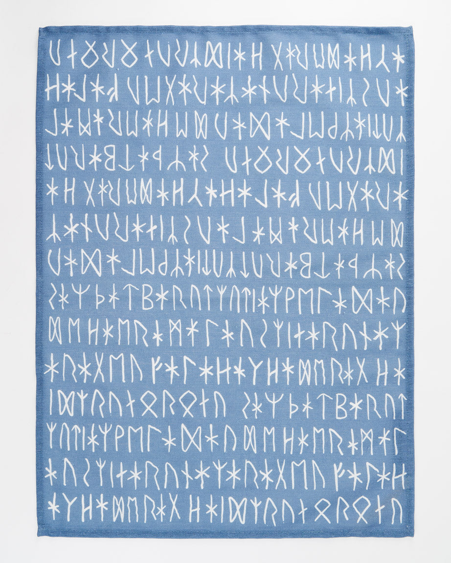 Norse Runes Tea Towel