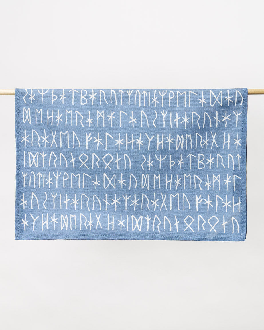 Norse Runes Tea Towel