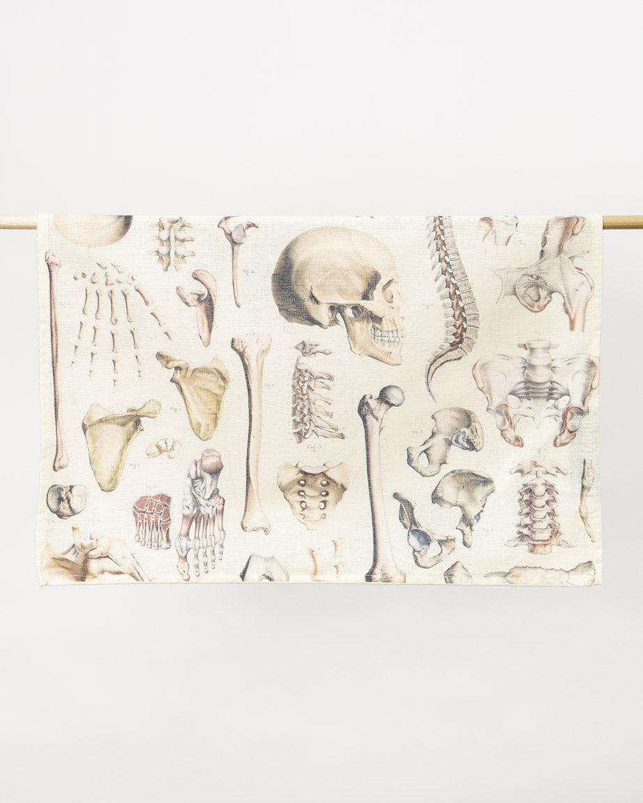 Skeleton Tea Towel