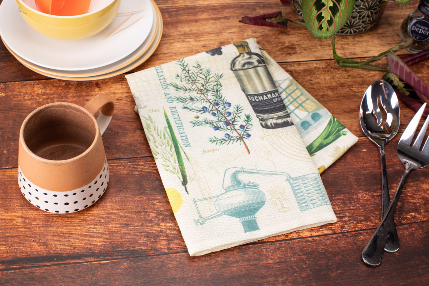 Spirits and Distilling Tea Towel