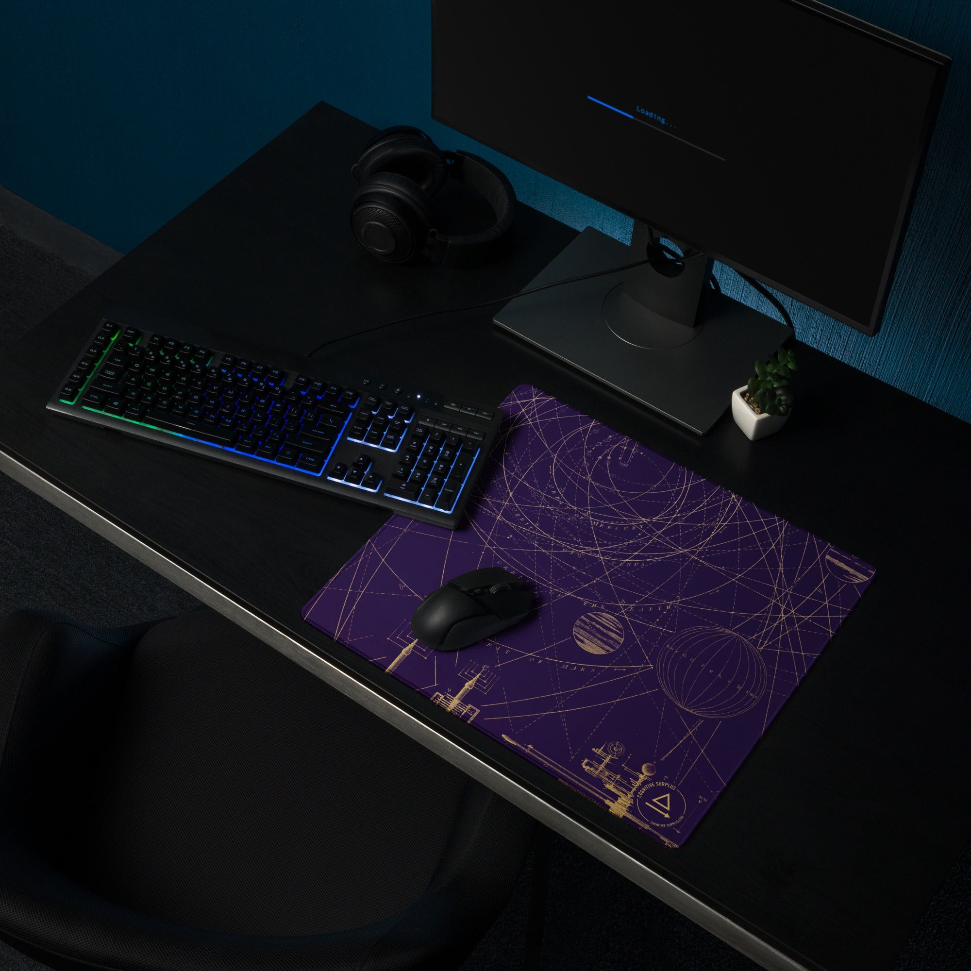 Planetary Orbits Gaming Mouse Pad