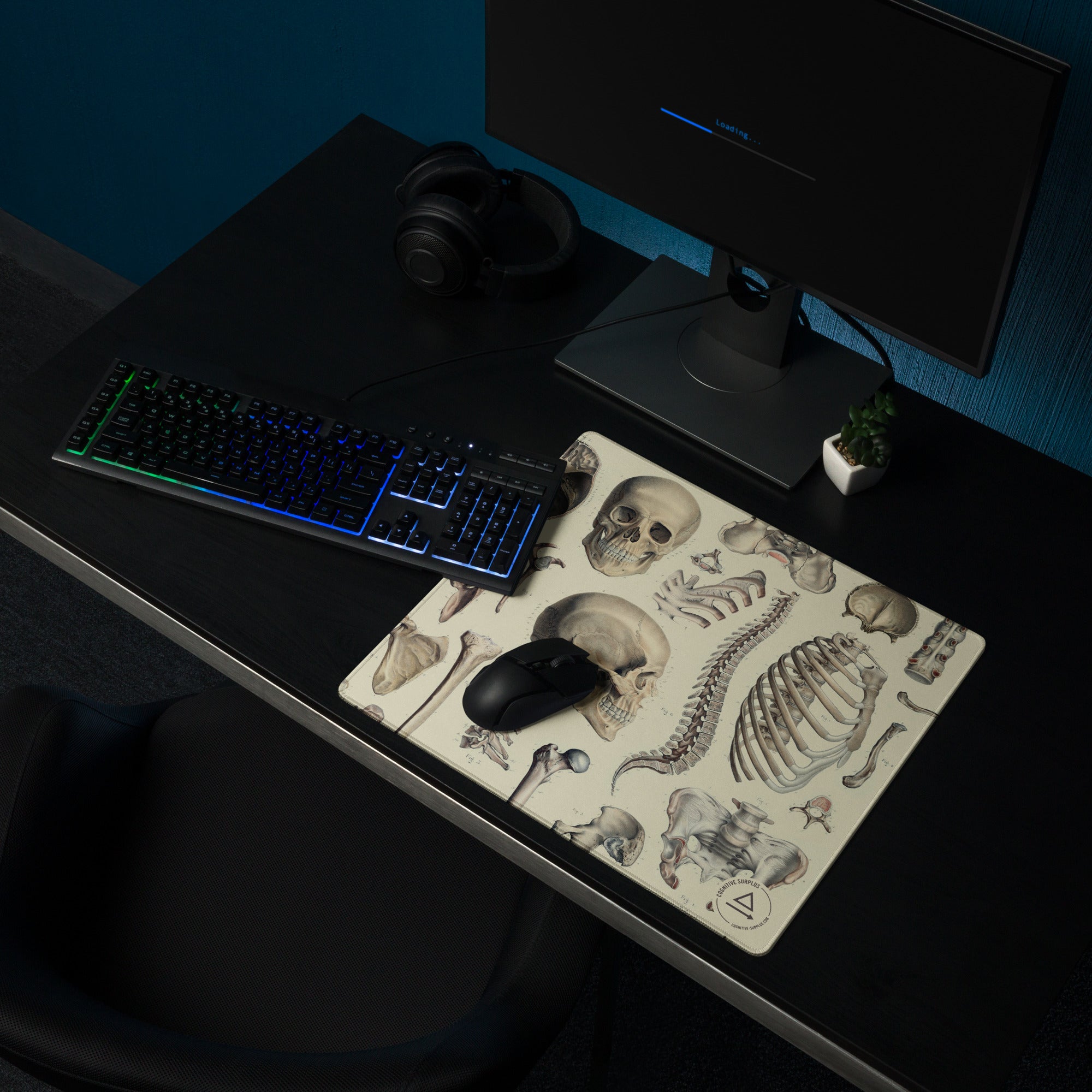 Skeleton Gaming Mouse Pad