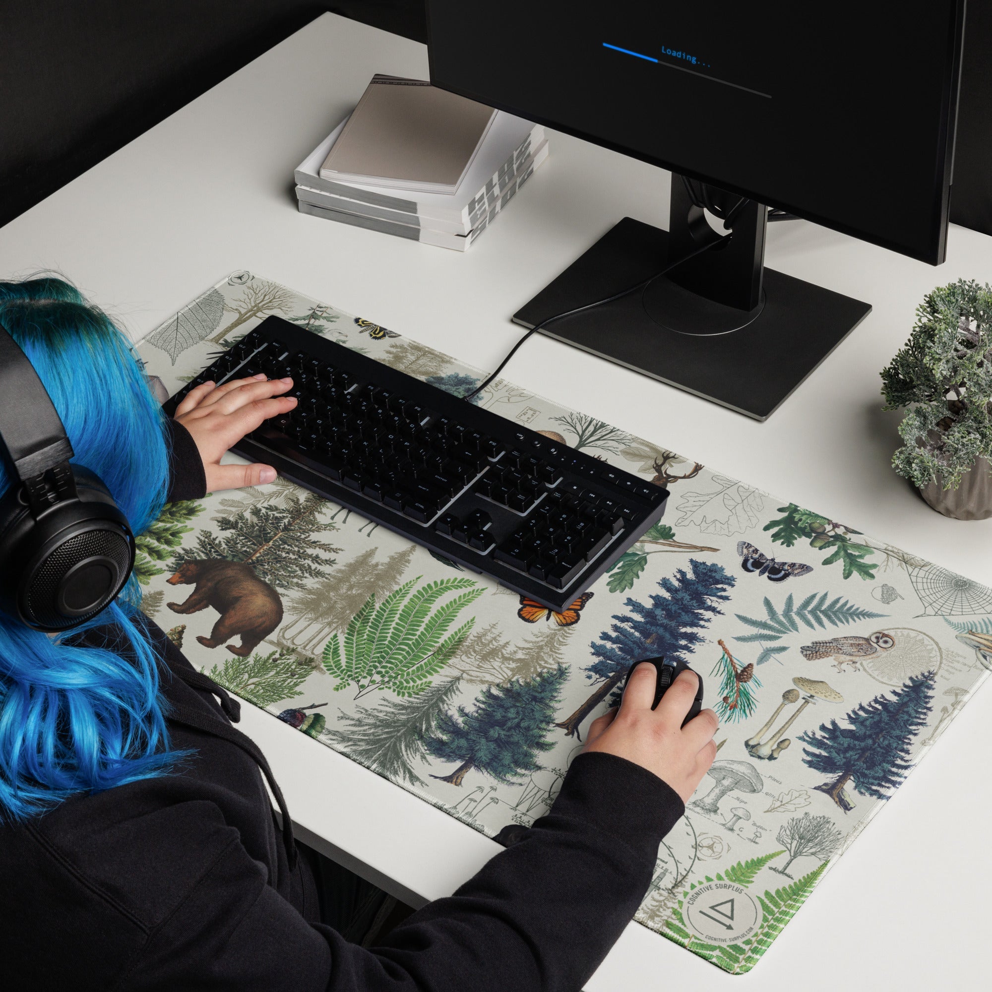 Woodland Forest Gaming Mouse Pad