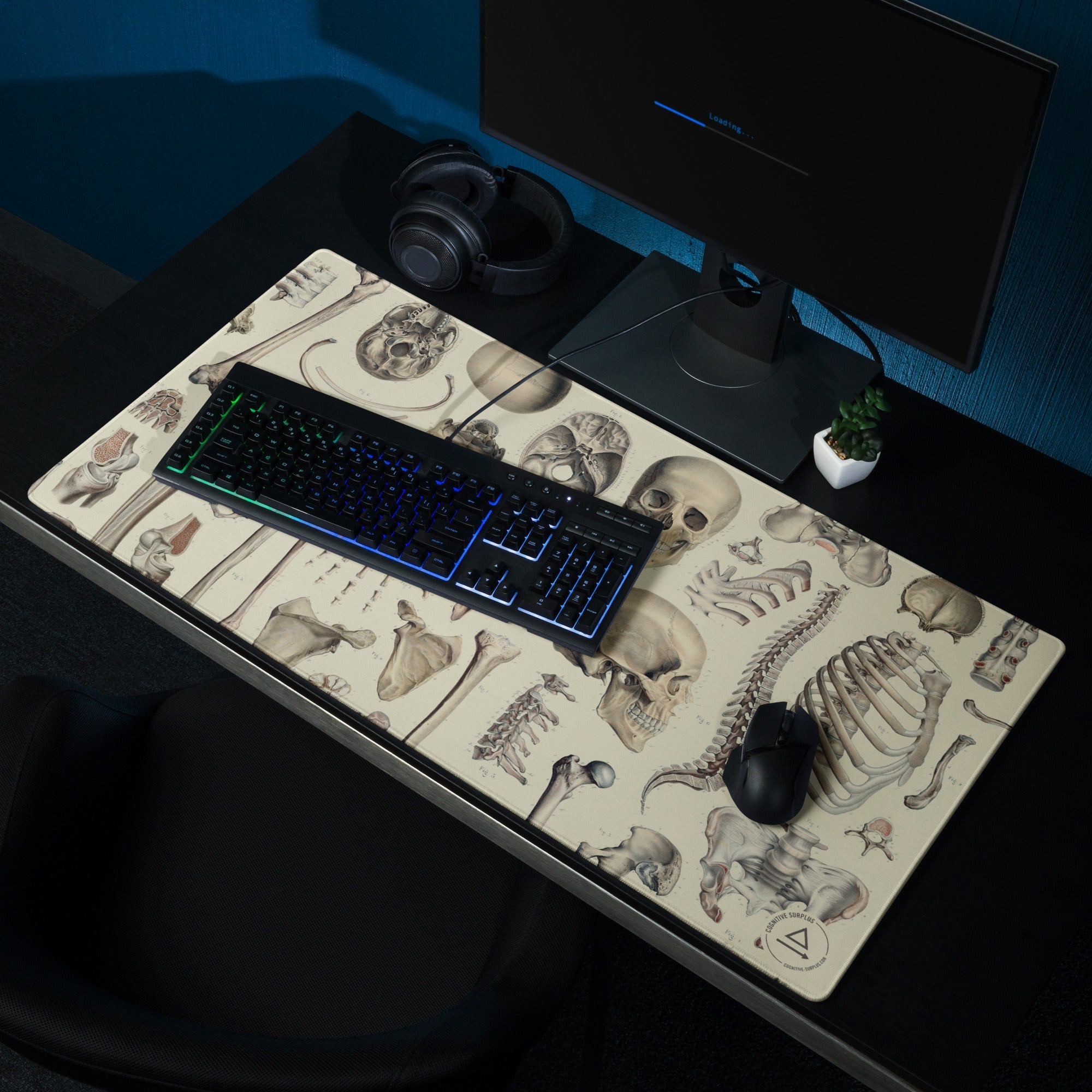 Skeleton Gaming Mouse Pad