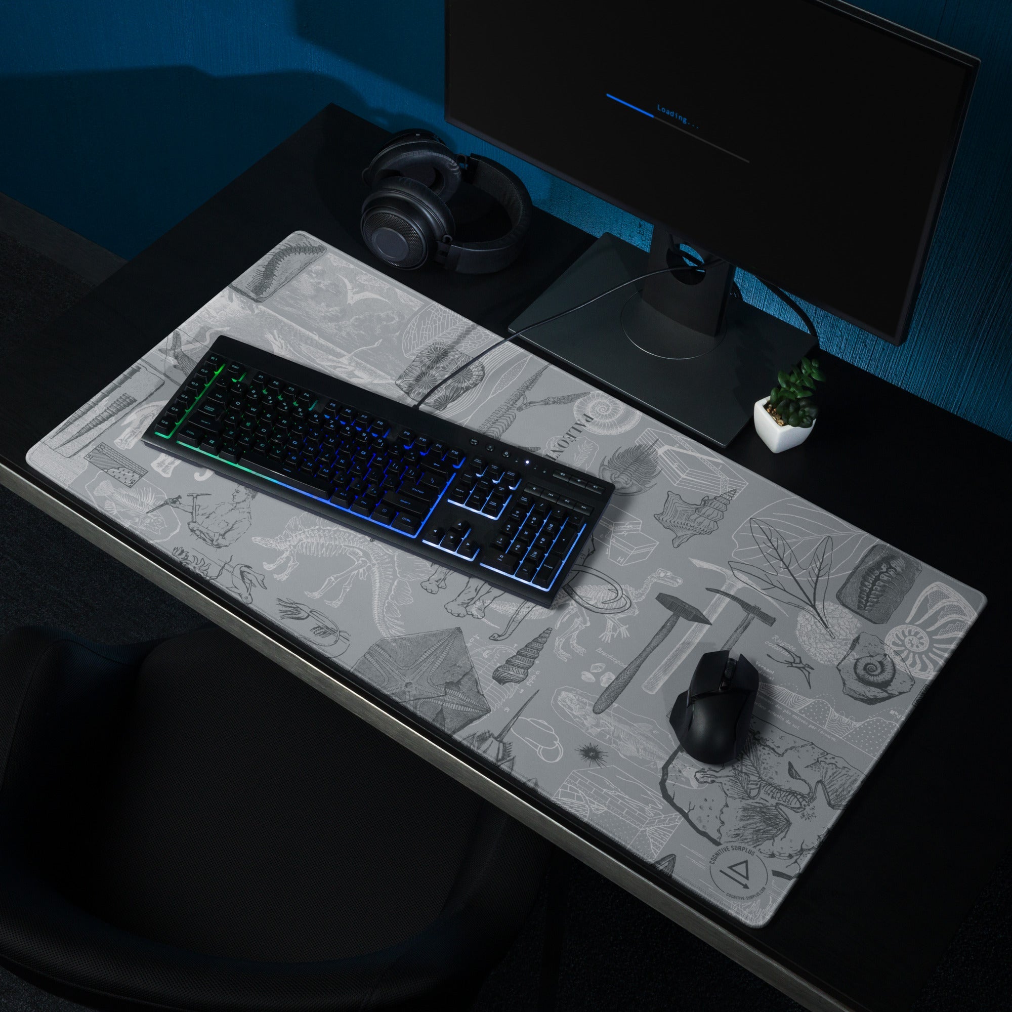 Paleontology Gaming Mouse Pad