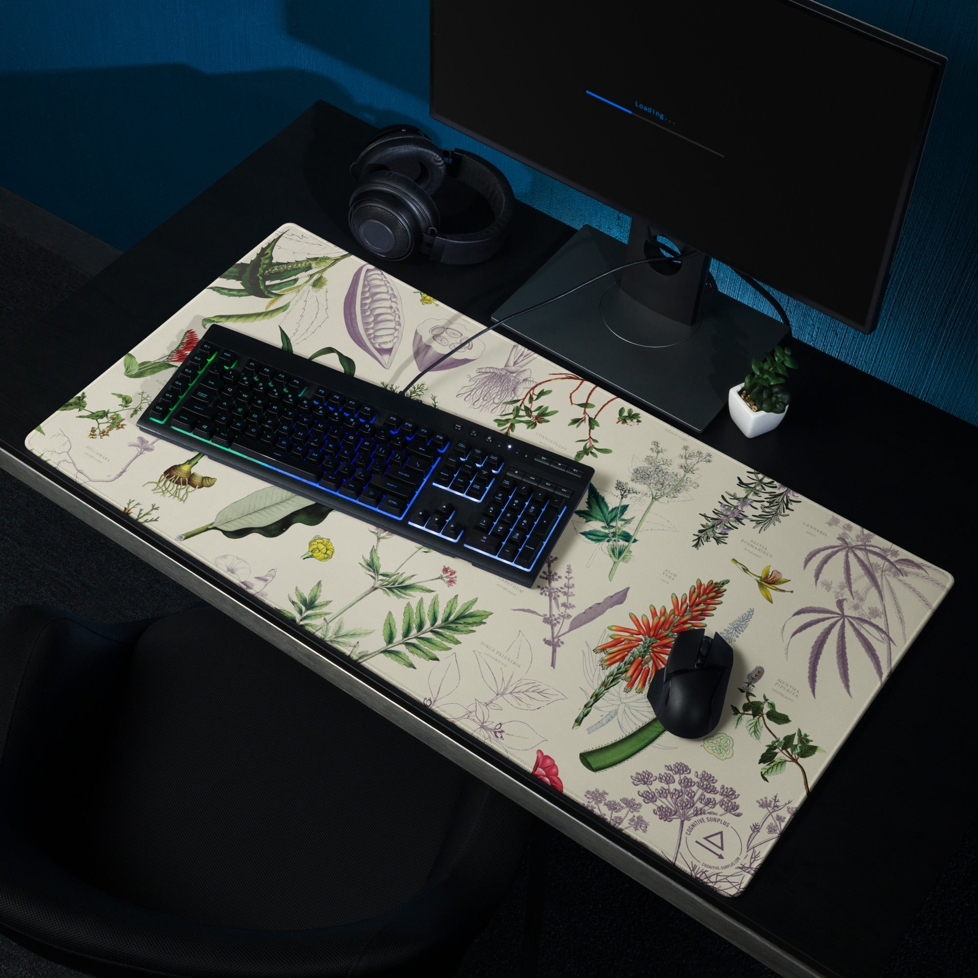 Medicinal Botany Gaming Mouse Pad