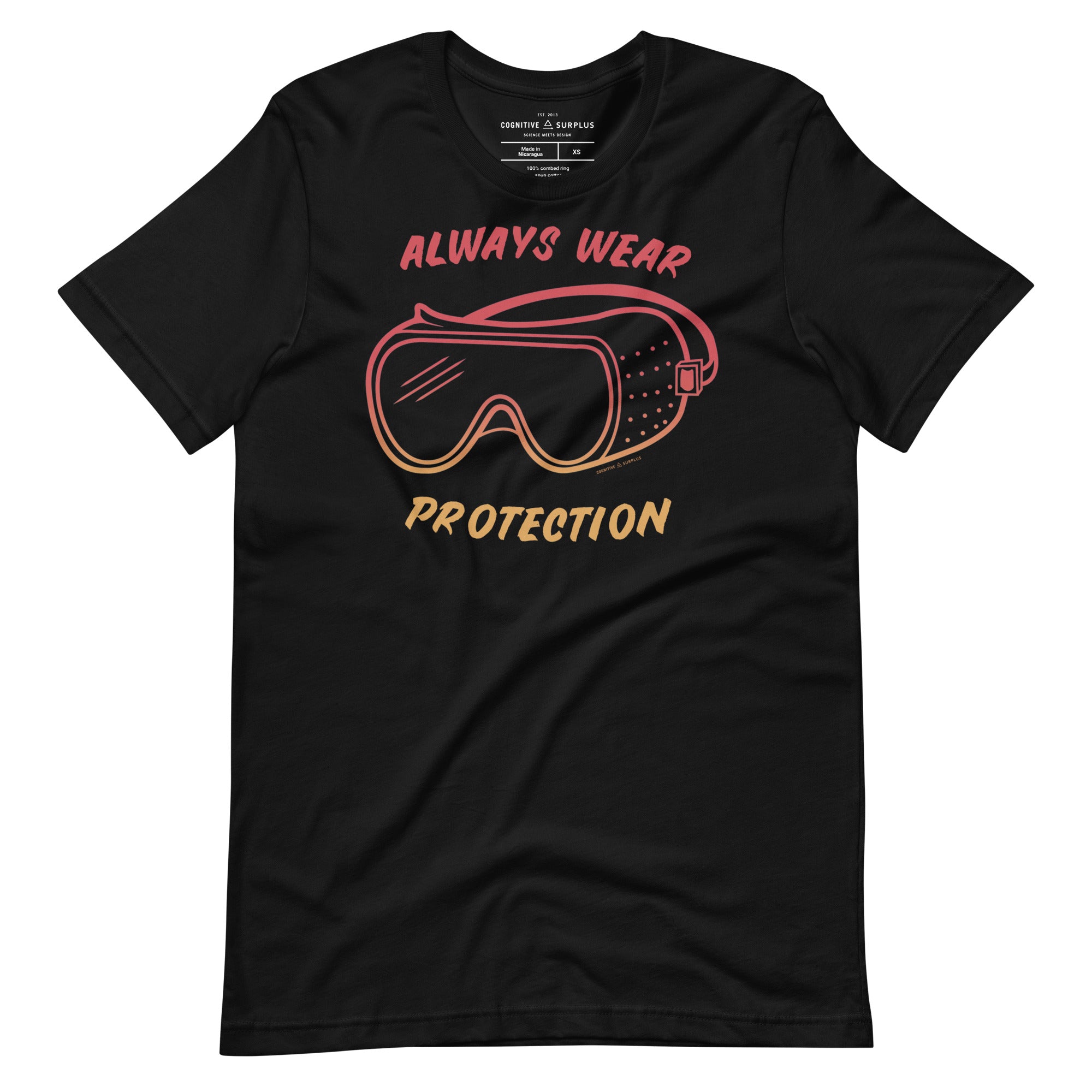 Always Wear Protection - Lab Goggles Graphic Tee