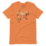 Camiseta gráfica de arqueología