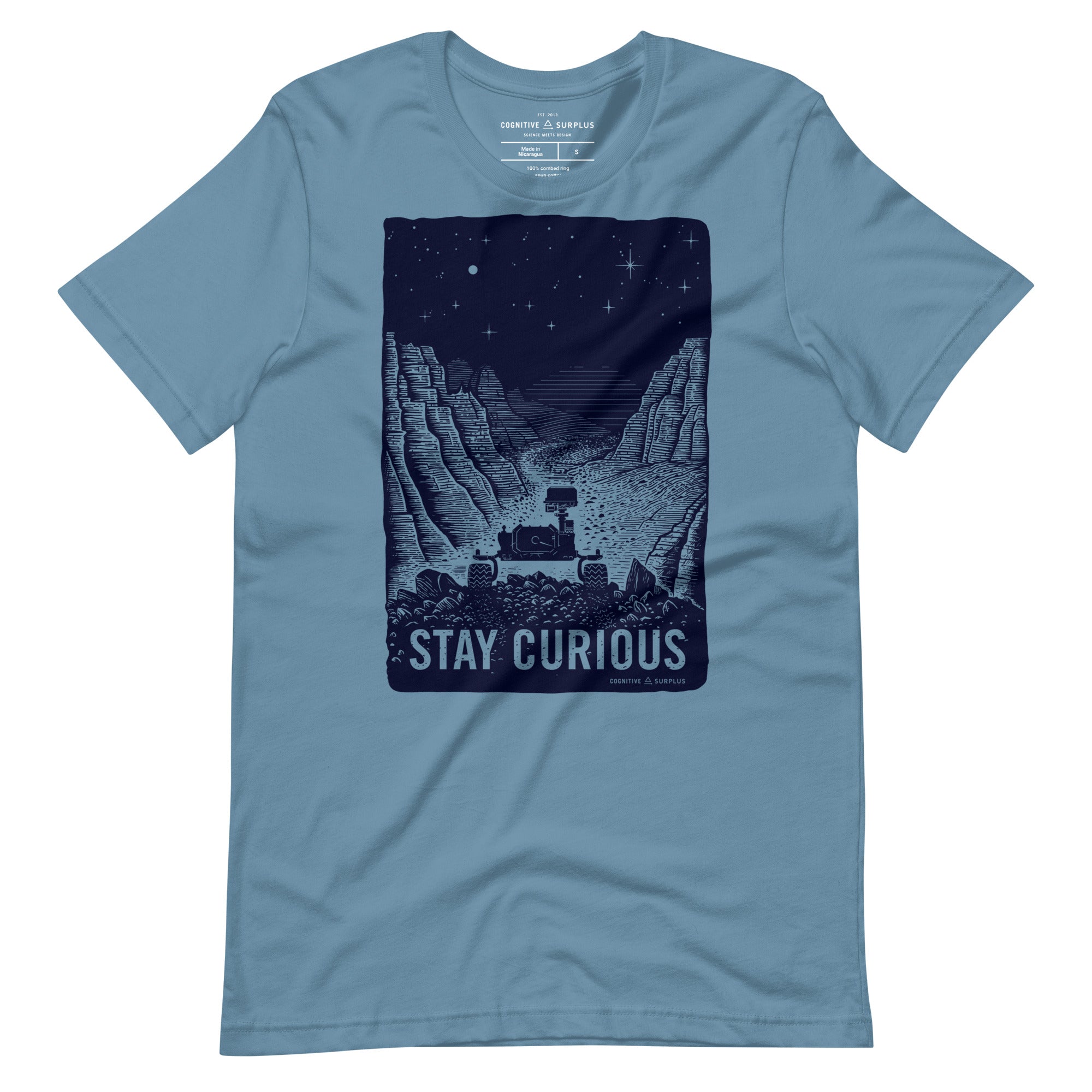 Stay Curious – Mars Rover Graphic Tee