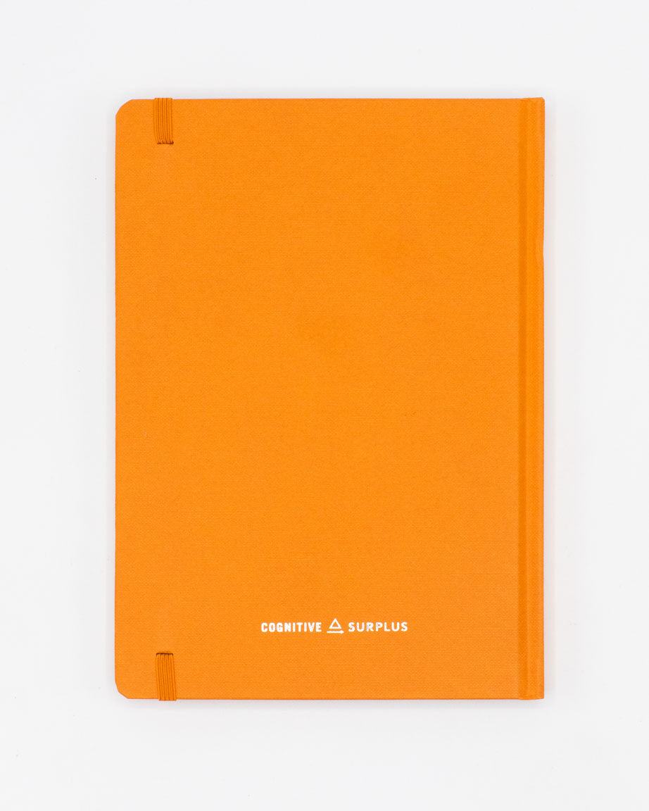 A Chemistry A5 Hardcover Notebook - Dotted Lines by Cognitive Surplus on a white surface.