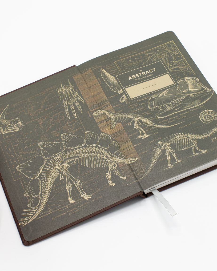 Paleontology A5 Hardcover Notebook - Dotted Lines