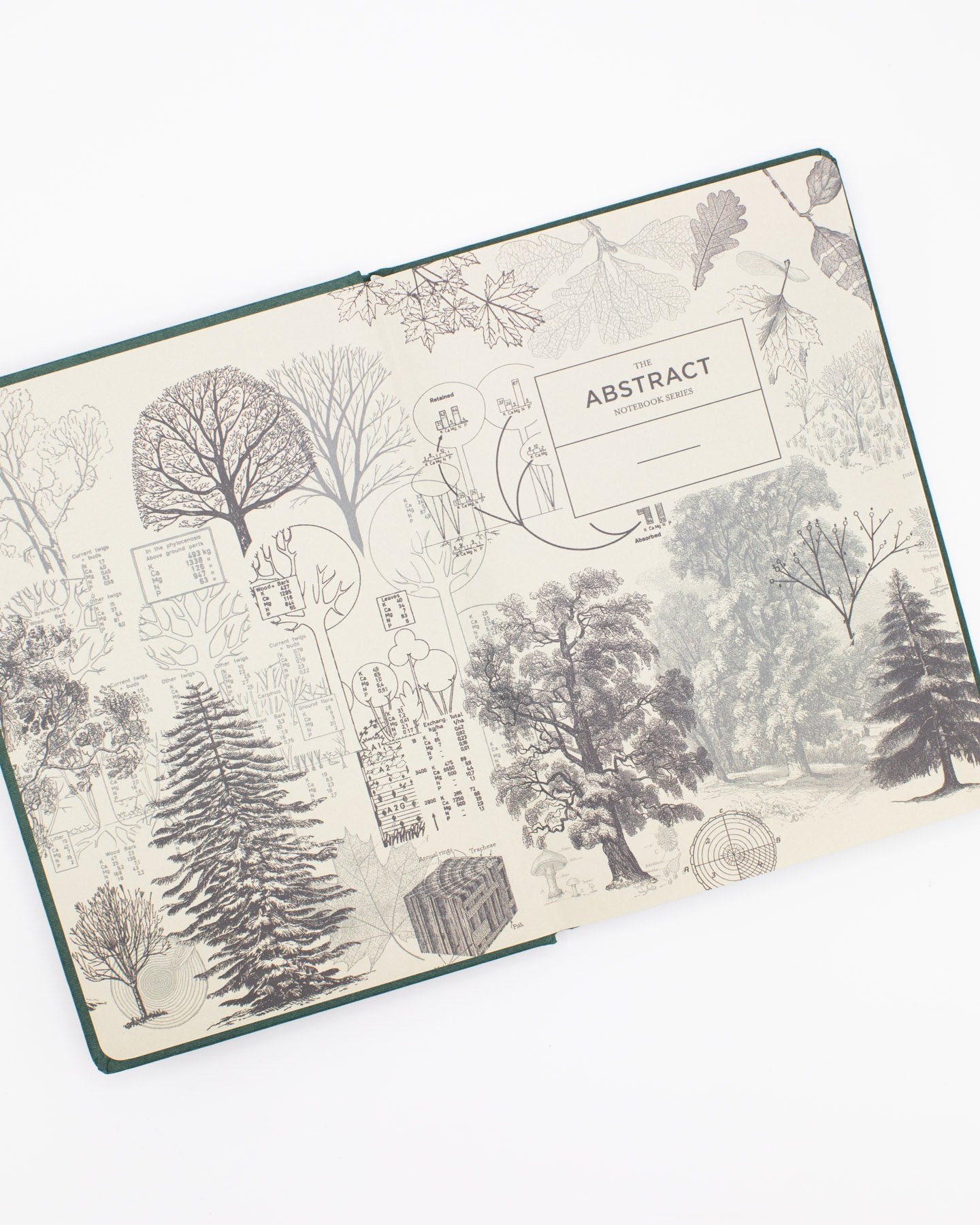 Tree A5 Hardcover - Forest Green