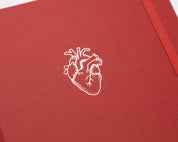 Heart A5 Hardcover - Crimson