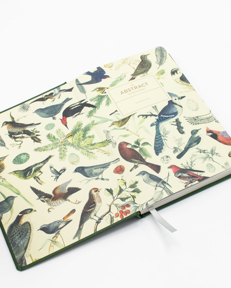 Feathered Friends A5 Hardcover Notebook - Dotted Lines