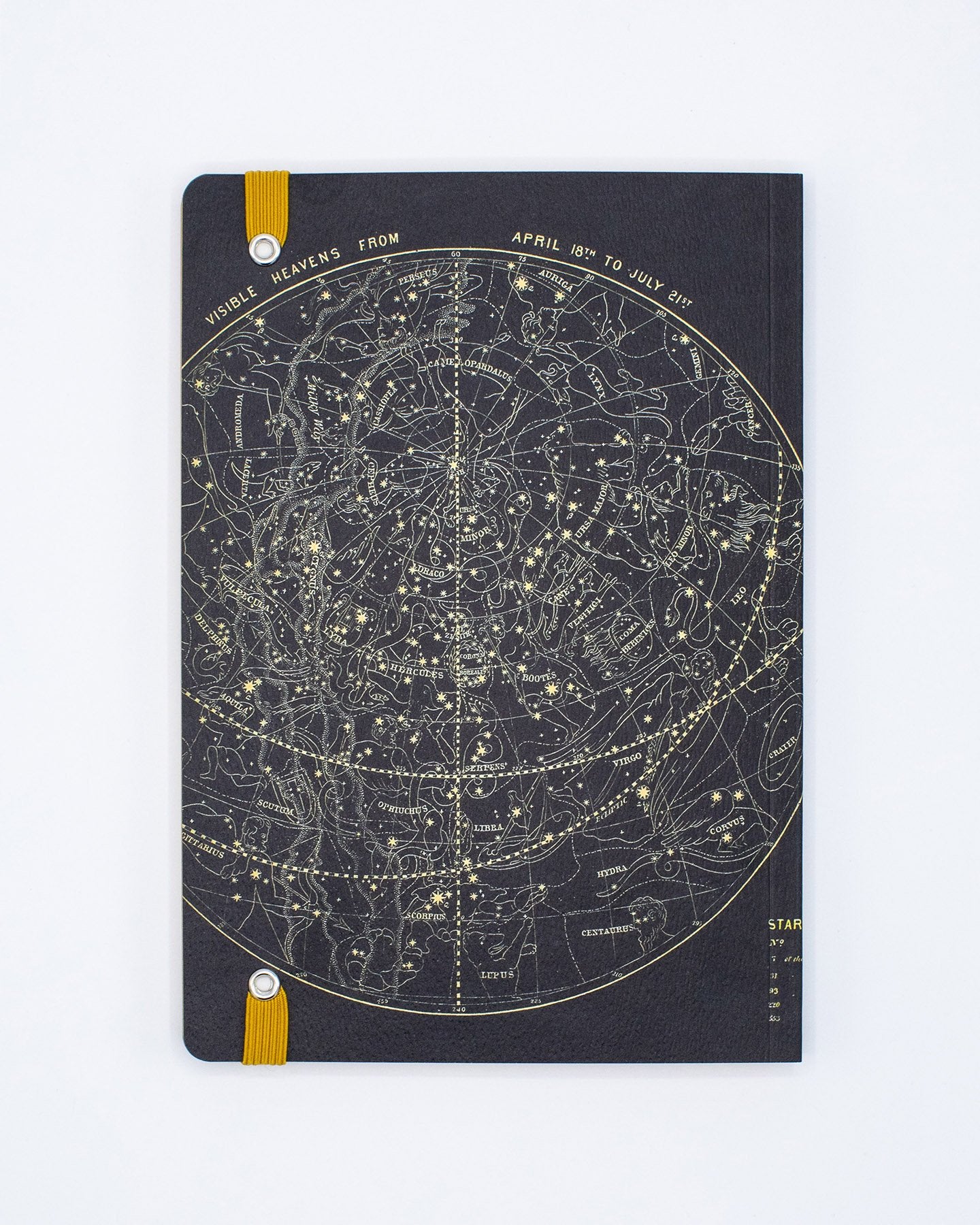 Carte des étoiles d'astronomie A5 Couverture souple