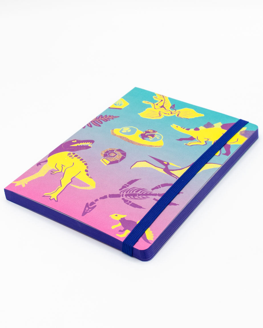 Retro Dino A5 Softcover Notebook
