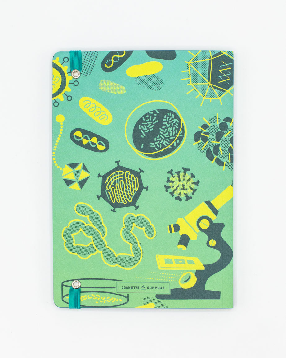 Retro Microbiology A5 Softcover Notebook
