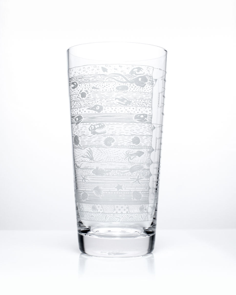 Stratigraphy Core Sample Beer Glass