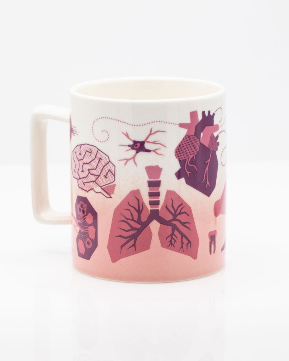 Retro Anatomy 325 mL Ceramic Mug