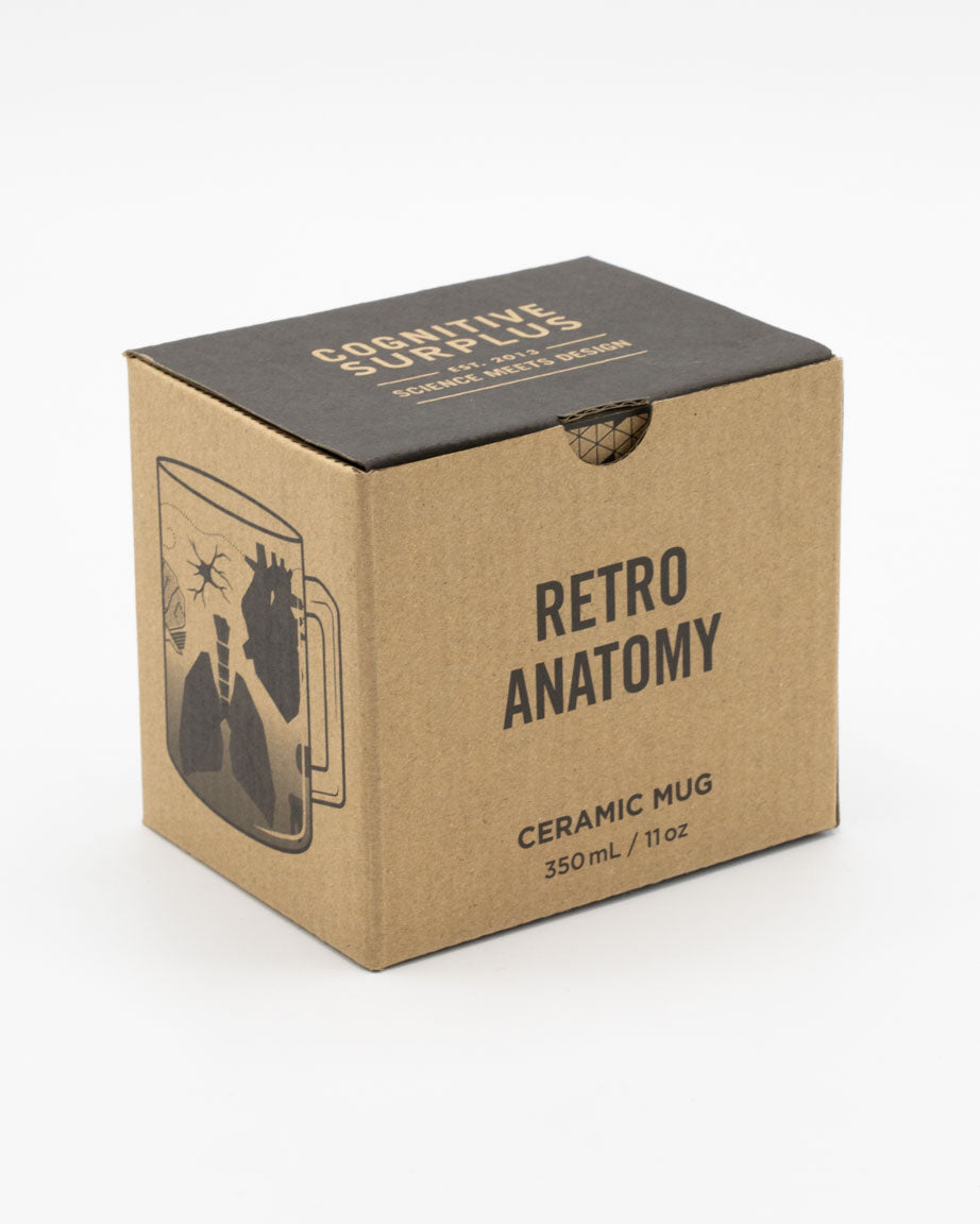 Retro Anatomy 350 mL Ceramic Mug