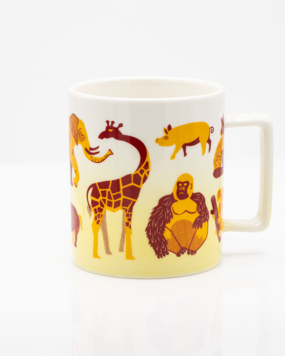 Retro Mammals 350 mL Ceramic Mug