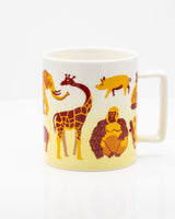 Tazza in ceramica 350 mL Mammiferi Retrò