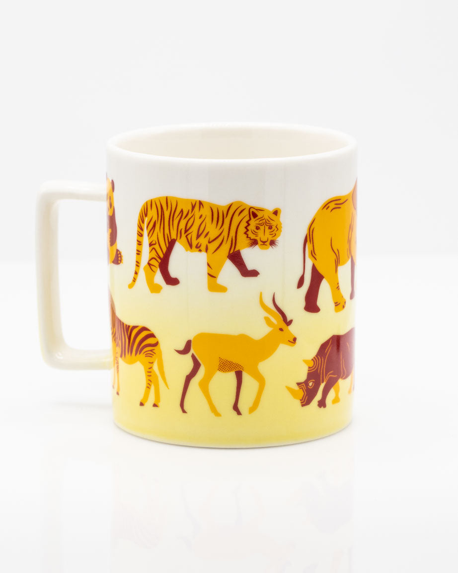 Retro Mammals 350 mL Ceramic Mug