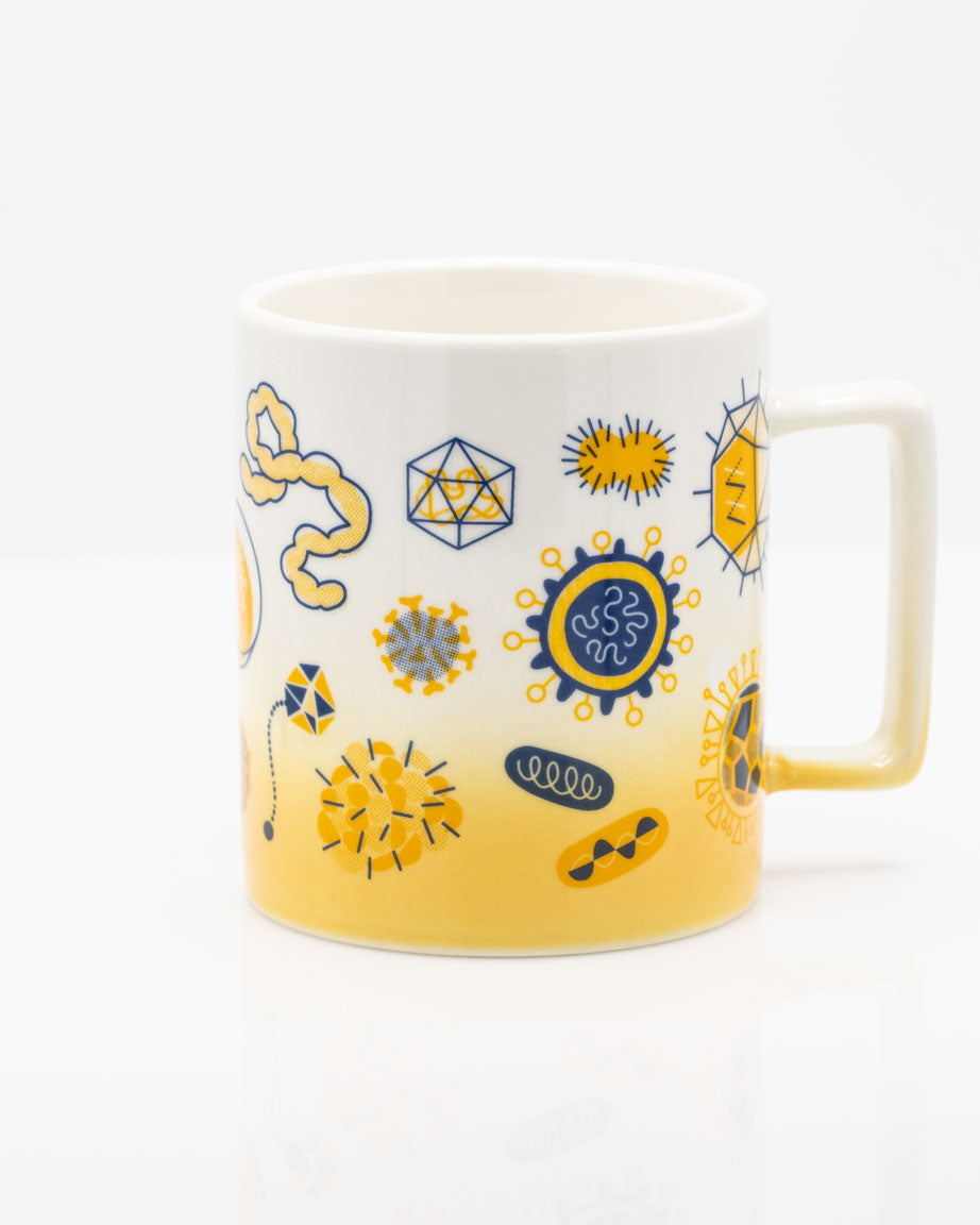 Retro Microbiology 325 mL Ceramic Mug