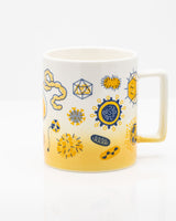 Tazza in ceramica 350 mL Microbiologia Retrò