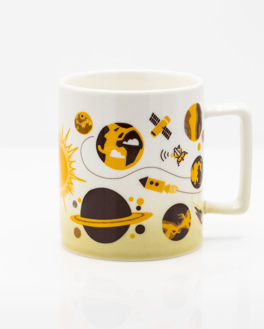 Retro Space 350 mL Ceramic Mug