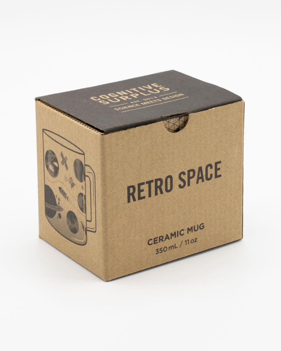 Retro Space 325 mL Ceramic Mug