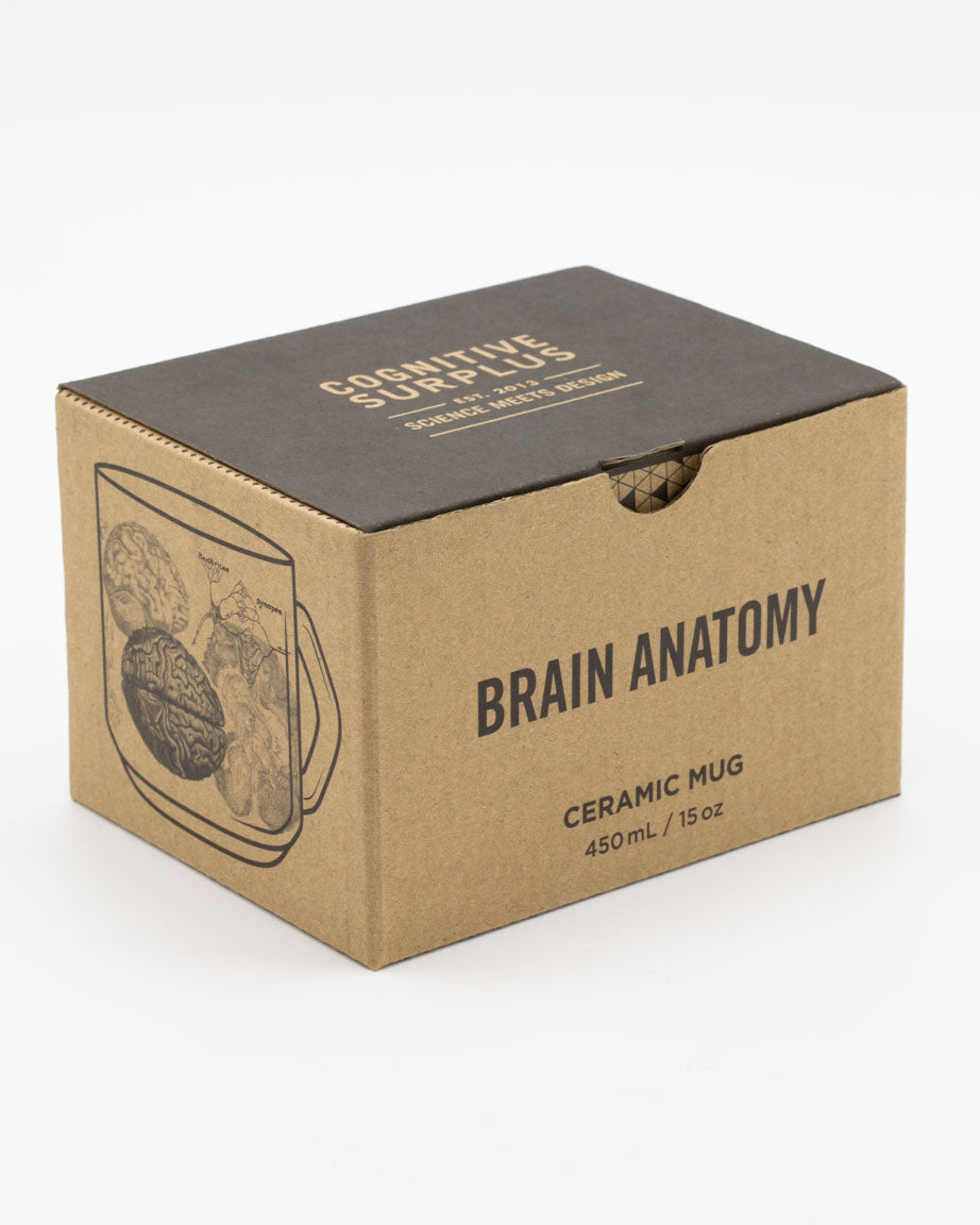 Brain Anatomy 450 mL Ceramic Mug