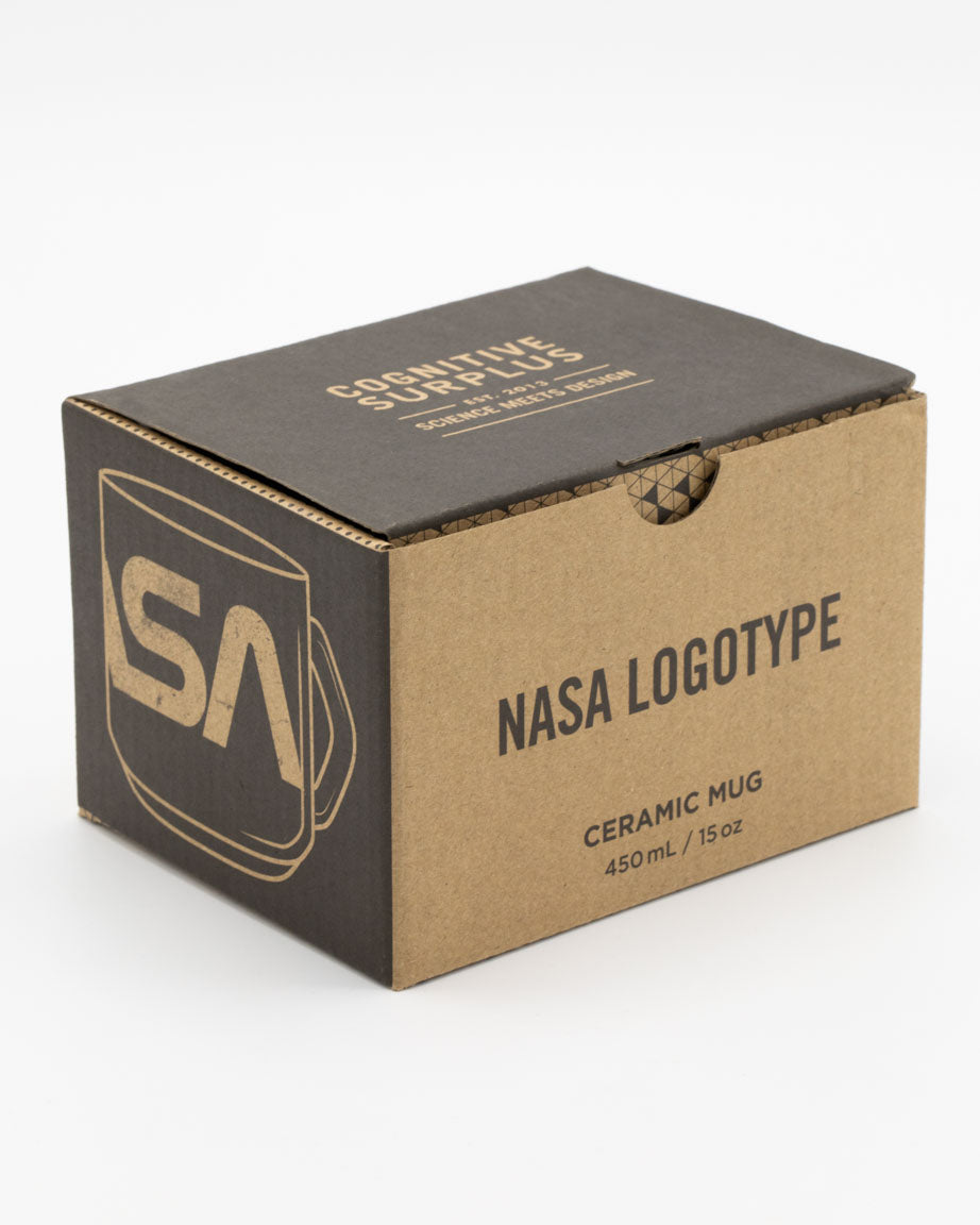 NASA Worm Logotype 450 mL Ceramic Mug