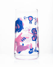 Retro Anatomy Drinking Glass