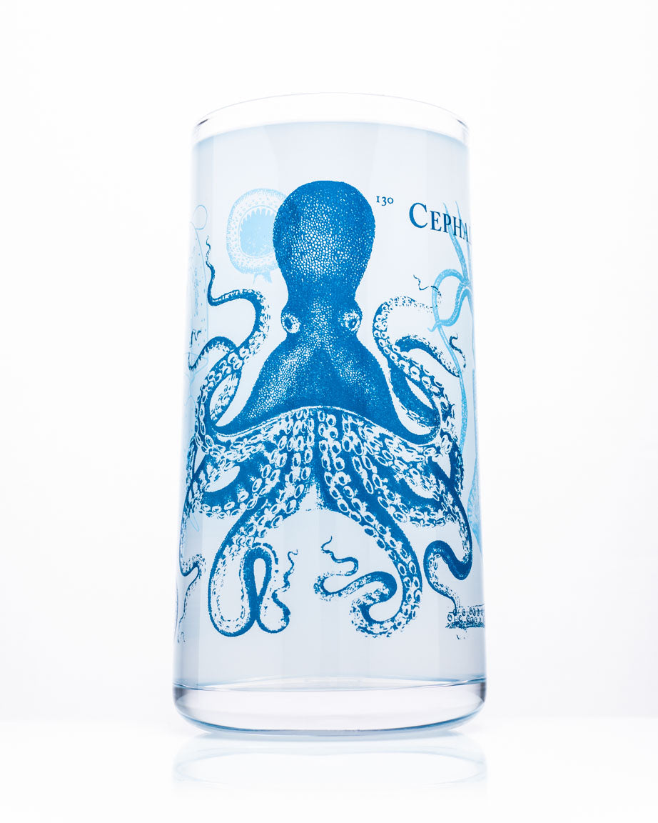 Monsters of the Deep: Cephalopods Drinking Glass