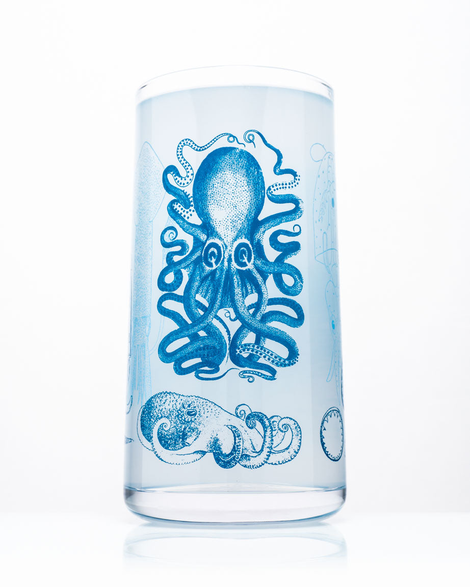 Monsters of the Deep: Cephalopods Drinking Glass
