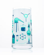 Retro Science Lab Drinking Glass