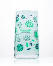 Retro Microbiology Drinking Glass