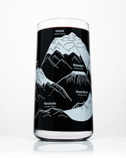 Mountain Peaks of the World Drinking Glass