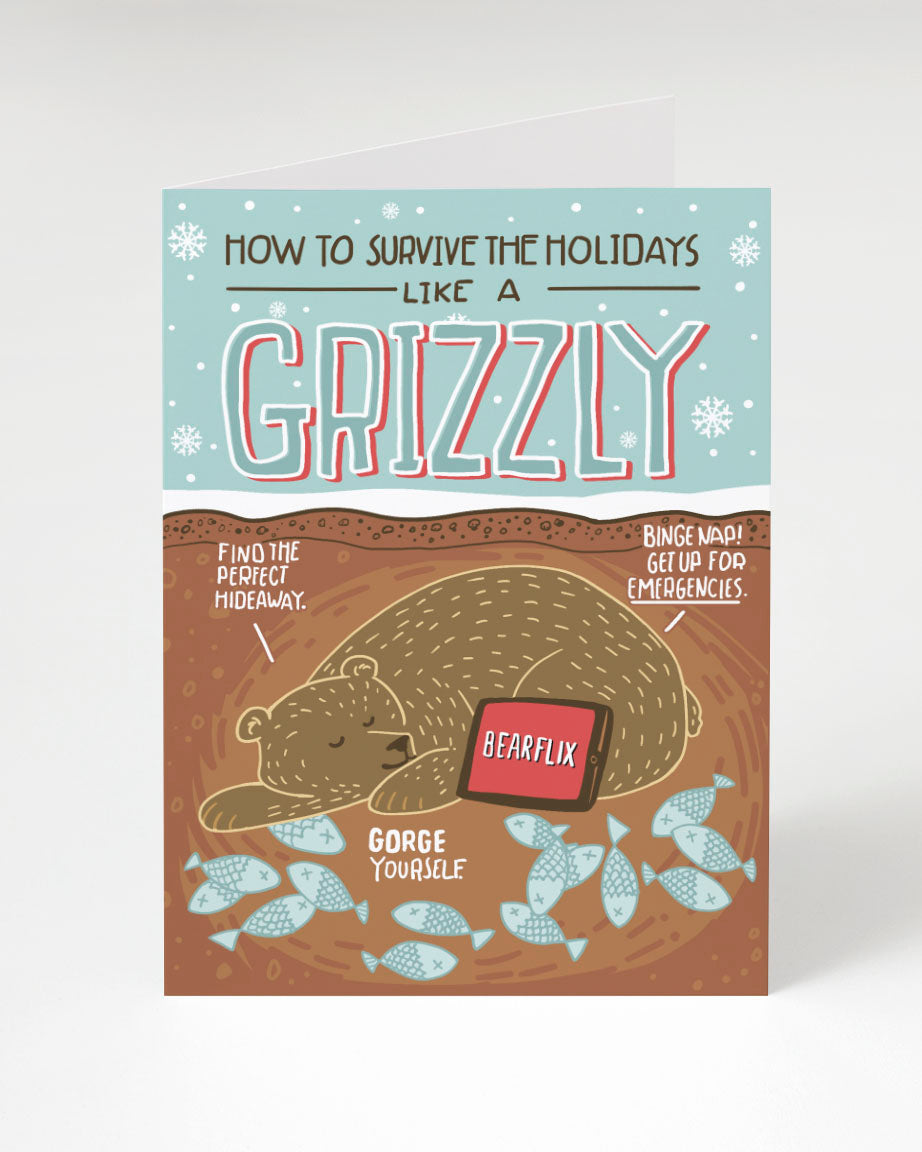 Bear's Guide to the Holidays Card