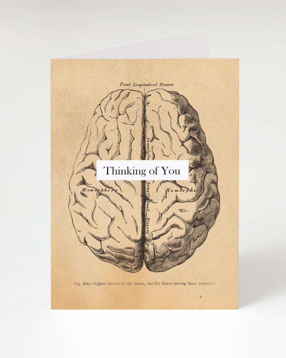 Thinking of You: Vintage Brain Card