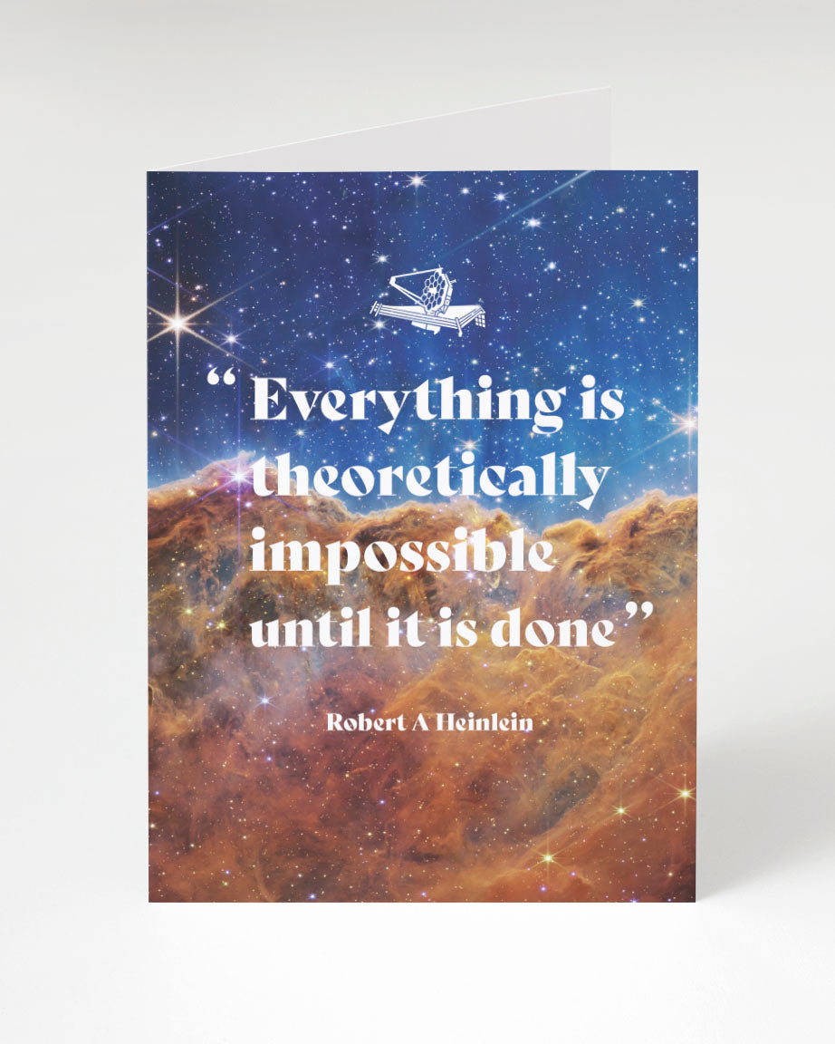 Everything is Theoretically Impossible Greeting Card