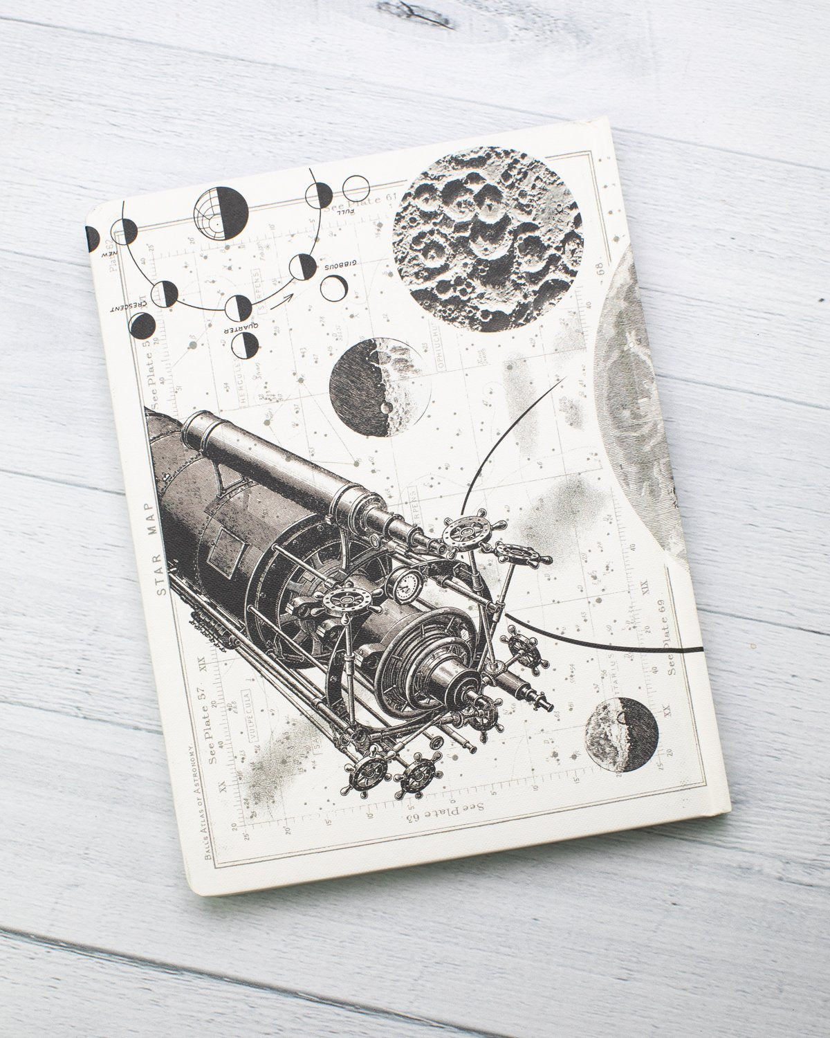 Moon Landing Hardcover Notebook - Dot Grid