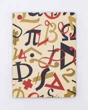 Symbols of Math Hardcover Notebook - Dot Grid